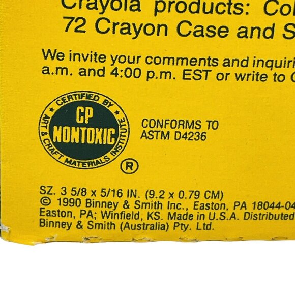 Crayola Clear Small Backpack And Unused 64 Crayon Box With Retired And Tarnished - Picture 5 of 14